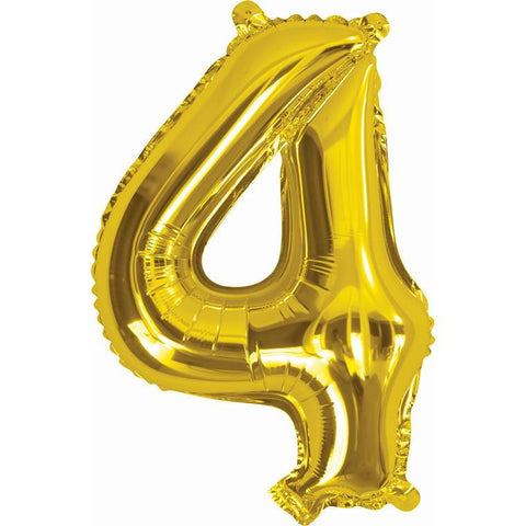 Foil Balloon 35Cm Gold 4