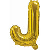 Foil Balloon 35Cm Gold J