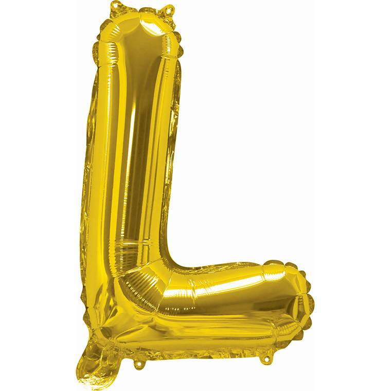 Foil Balloon 35Cm Gold L