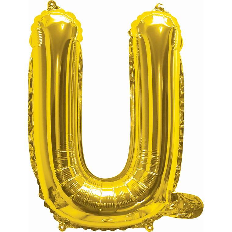 Foil Balloon 35Cm Gold U