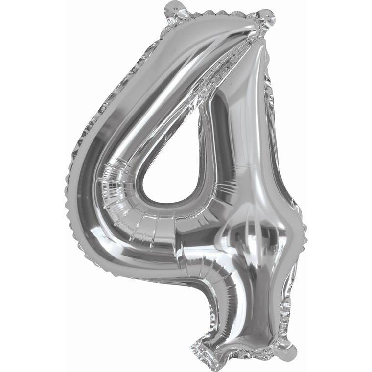 Foil Balloon 35Cm Silver 4