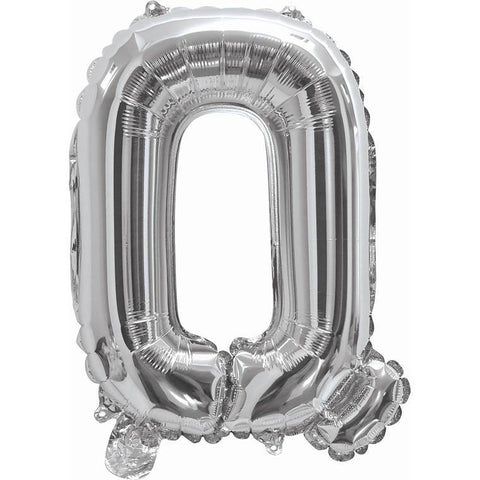 Foil Balloon 35Cm Silver Q