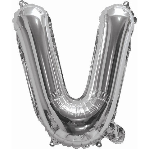 Foil Balloon 35Cm Silver V