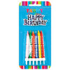 Candle Small Plaque 12Pk with Holder Happy Birthday