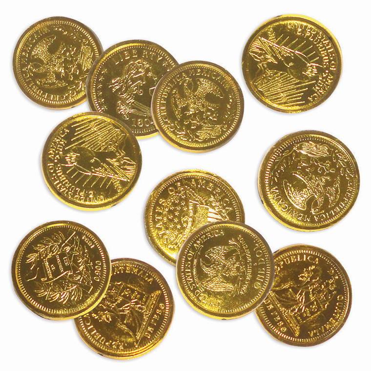 Favour Gold Coins 16Pcs