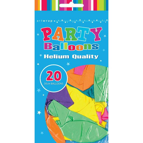 Balloon 20Pk Pearl Assorted