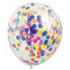 Balloon 3Pk Confetti Multi 30Cm