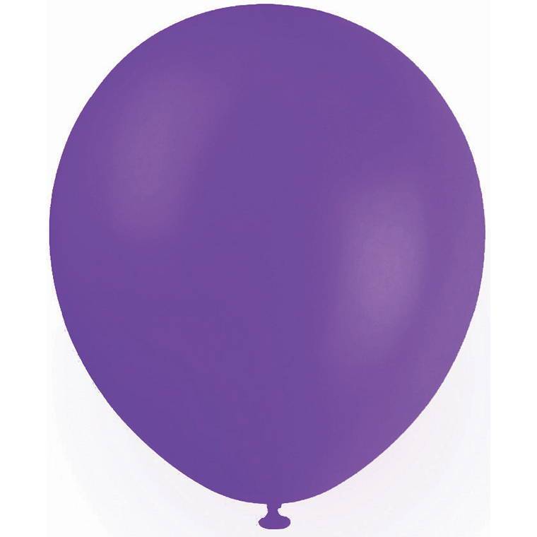 Balloon 20Pk Purple 30Cm