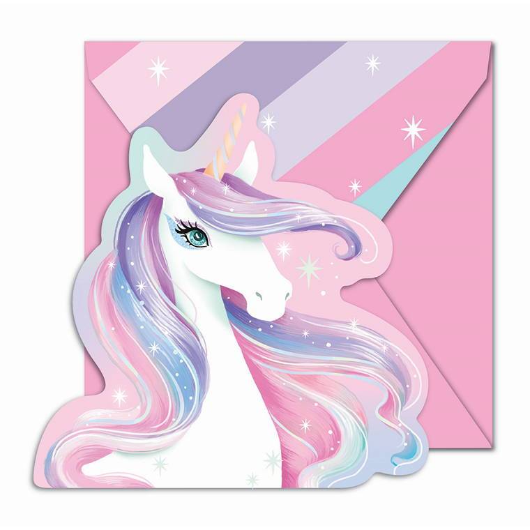 Invite 8Pk Unicorn