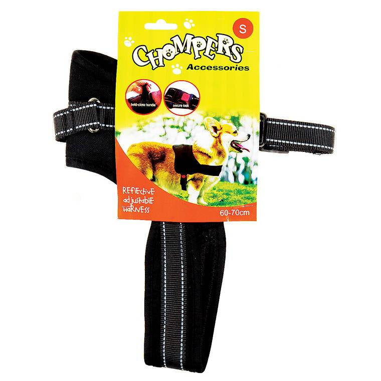 Heavy Duty Black Harness Small, 60-70cm