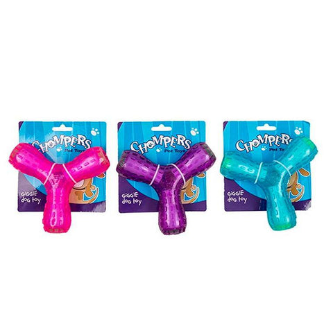 Dog Toy Giggle Sound, 14cm, 3 Assorted