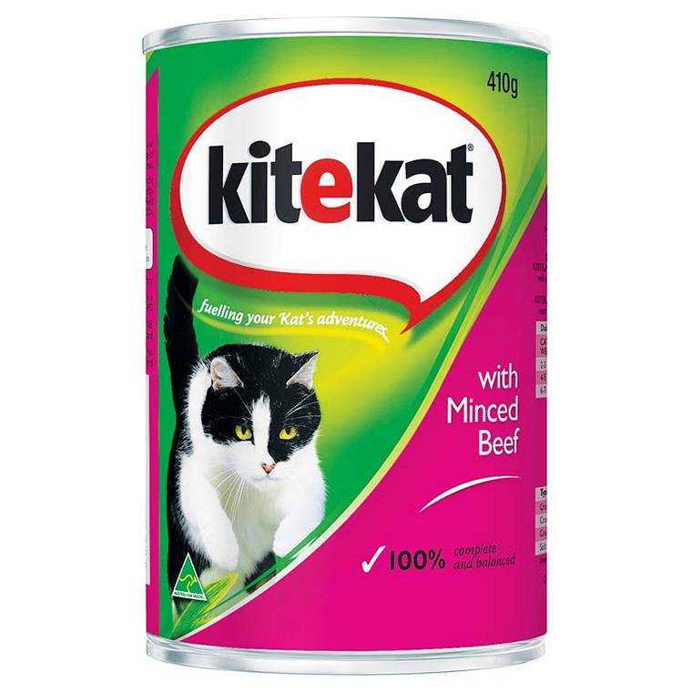 Kitekat Minced Beef, 410g