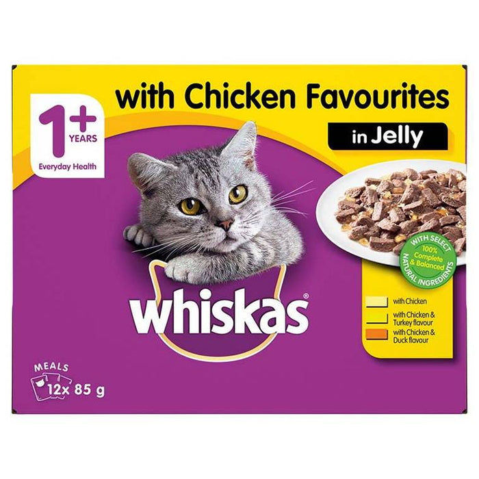Whiskas Chicken in Jelly, 12X85g