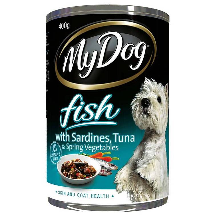 My Dog Fish Sardine and Tuna with Spring Vegetables, 400g