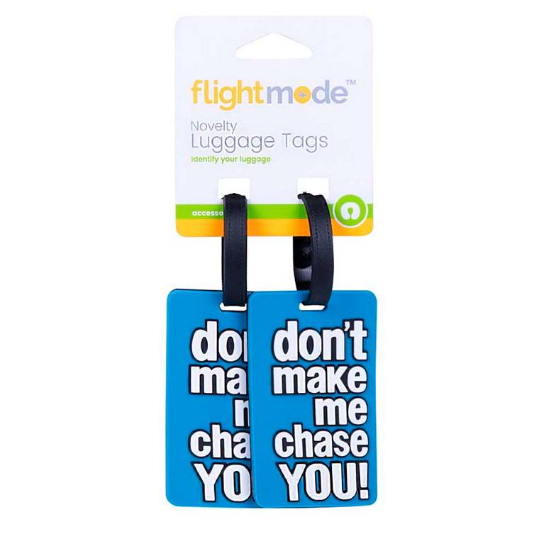 Flight Mode PVC Luggage Tags, 2pk