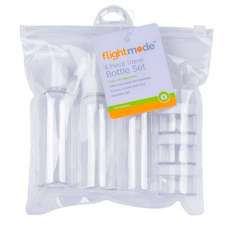 Flight Mode Large Travel Bottle Set, 7pc