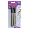 Marker, Metallic, Gold/Silver, 2pk