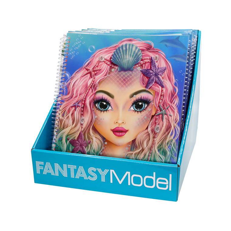 Fantasy Face Colouring and Sticker Book