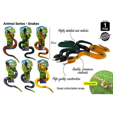 Large Snakes, 43cm, 6 Assorted