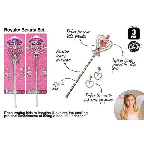 Princess Wand with  Earrings Set, 3pcs