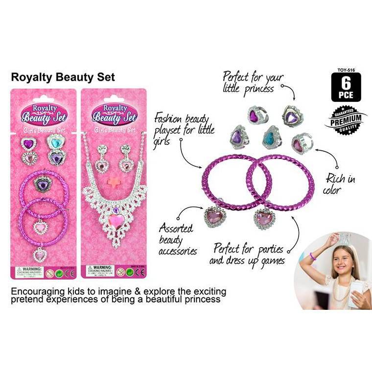 Princess Jewellery Set, 6pcs