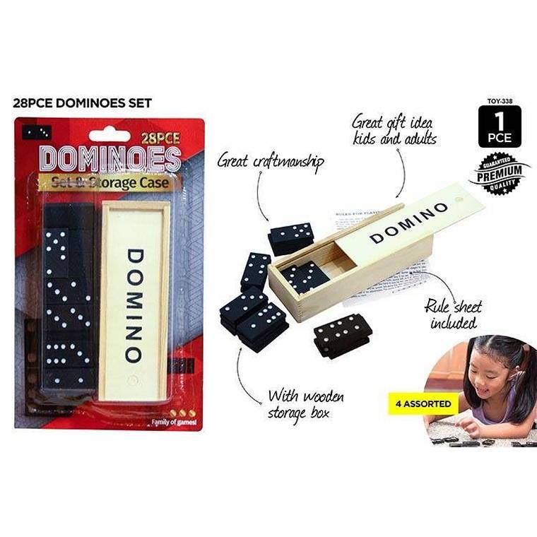 Dominoes with Case, 28pcs