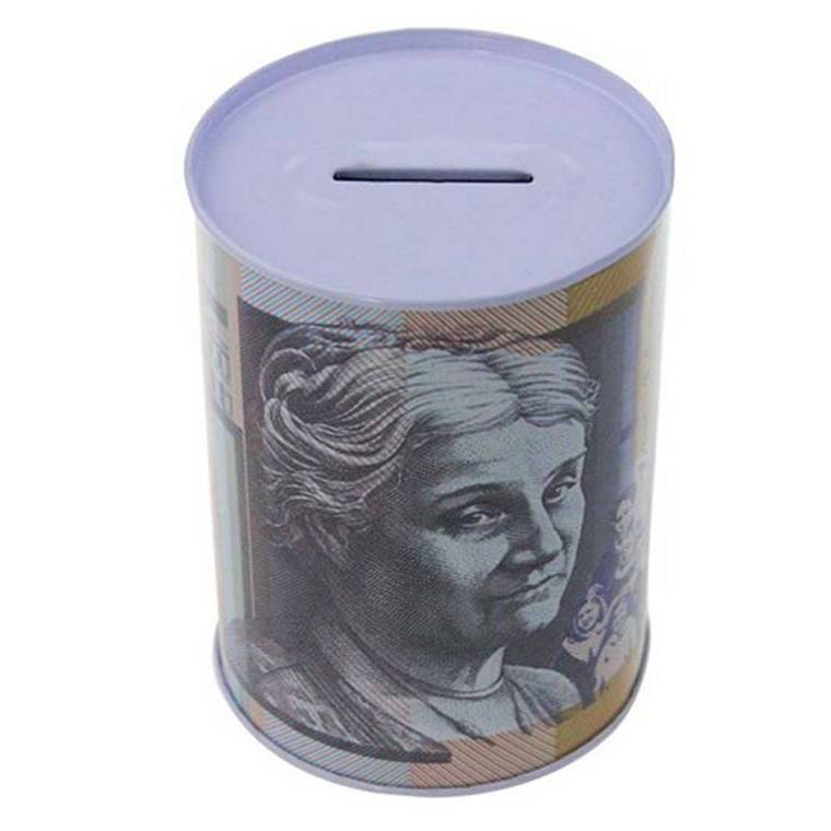 Money Tin, Small, 4 Assorted