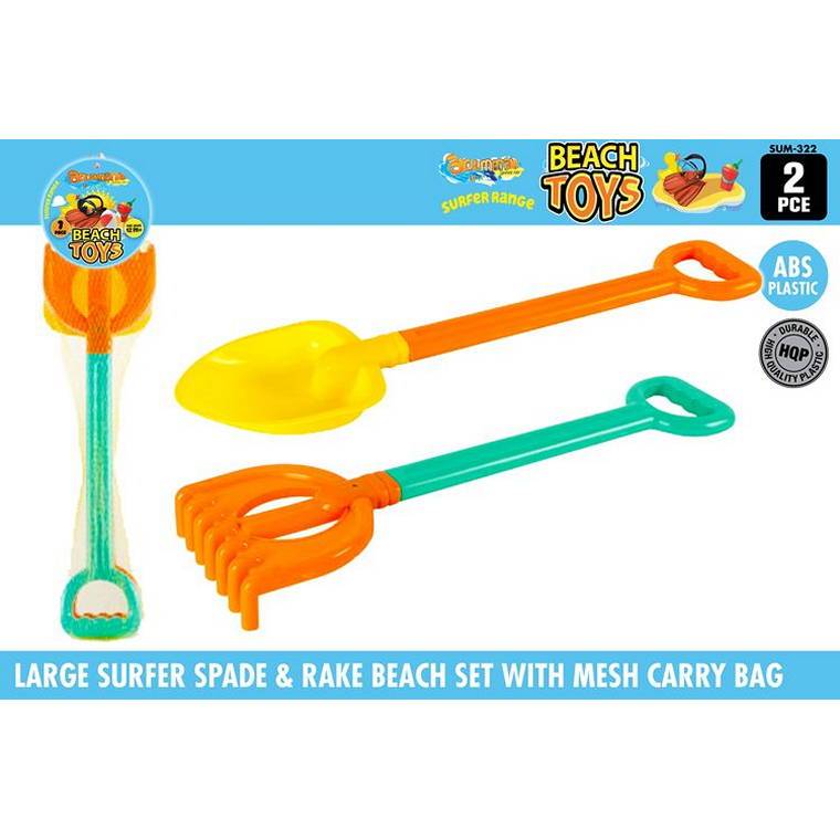 Surfer Spade and Rake, 53X14.7X6.5cm, 2pcs