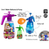 Water Balloon Bombs with Pump Bottle, 150pcs