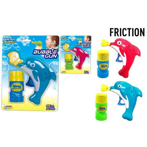 Friction Dolphin Bubble Gun, 2pcs