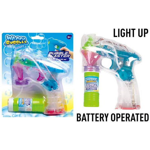 Bubble Gun with Solution, Battery Operated, 56ml