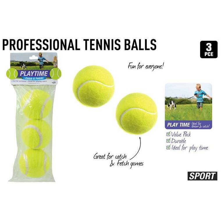 Tennis Balls, 3pcs