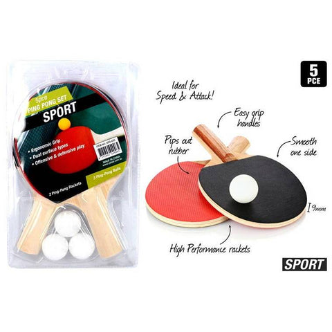 Ping Pong Set, 5pcs