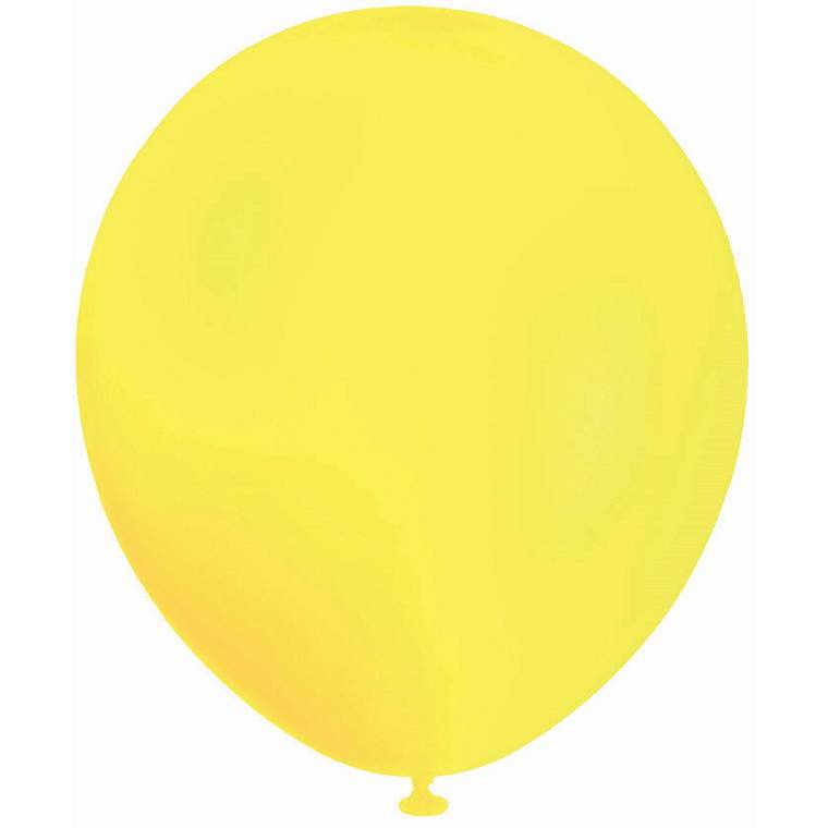 Balloon 20Pk Yellow 30Cm