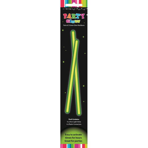 Glow Necklace Green 2Pk